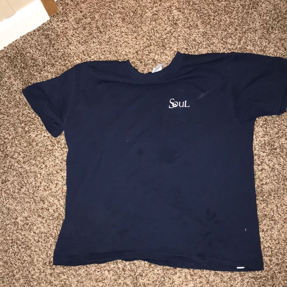 Dark Blue, Soul sisters shirt, worn once!!